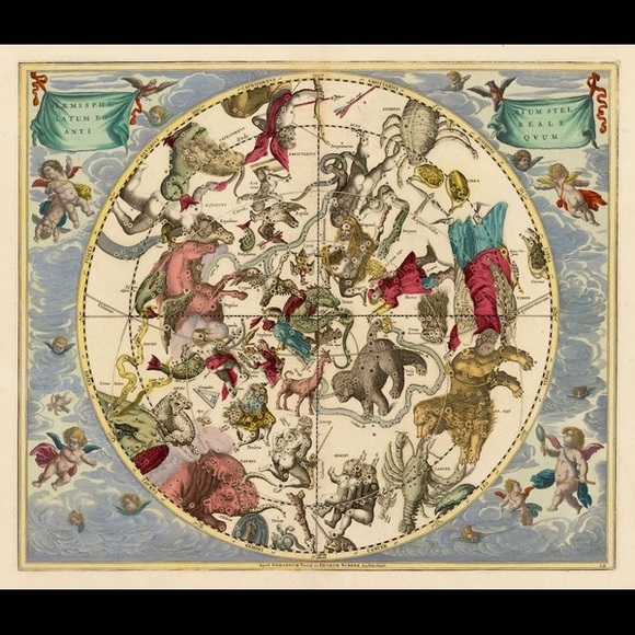 Celestial Atlas Series - Andreas Cellarius - 1660 - Picture 4 of 4